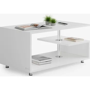 Konferenční stolek Casaria Orlando 95 x 55 x 50 cm bílý