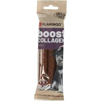 Hračka pro psa FLAMINGO Boost Collagen Sticks drůběží 54g (3ks)