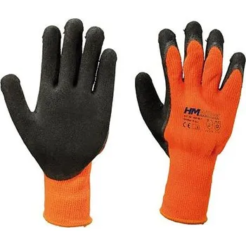 Pracovní rukavice Rukavice pracovní Bluetail HM, vel. 8, zateplené, oranžové