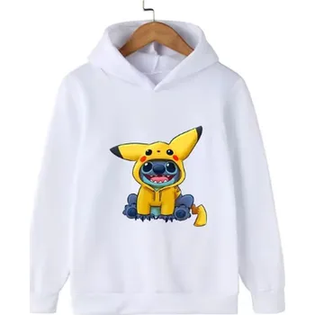 Chlapecký svetr Lilo & Stitch MIKINA STITCH a Pokémon, různé barvy Barva: bílá (9), Velikost: 150