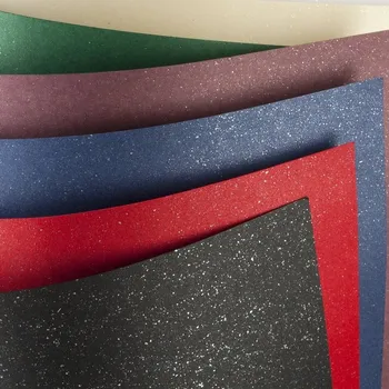 Výtvarný papír Ozdobný papír A4 Mika - 240 g/m2, červený, 20 listů