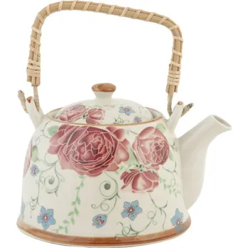 Konvice na čaj Clayre & Eef - Keramická konvička na čaj PEONIA 6CETE0020