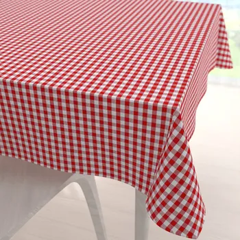 ubrus Bavlněný čtvercový ubrus Olivia OL-008 Červeno-bílá kostka malá 40x40 cm