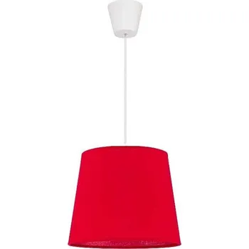 Duolla - Lustr na lanku SOLO 1xE27/40W/230V pr. 24 cm červená