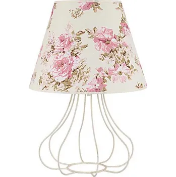Lampička - Stolní lampa VIOLIN 1xE27/40W/230V pr. 35 cm růže + záruka 3 roky