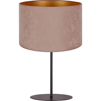 Lampička Duolla - Stolní lampa ROLLER 1xE14/15W/230V pr. 20 cm béžová/zlatá