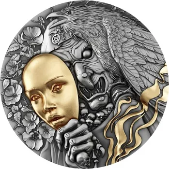 Stříbrná mince 2 Oz Pod maskou