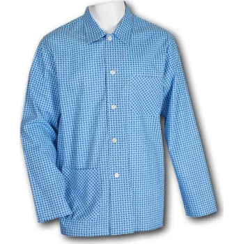 LUIZ Pánský pyžamový kabátek na knoflíky -Plátno- Igor 59 Velikost: 50