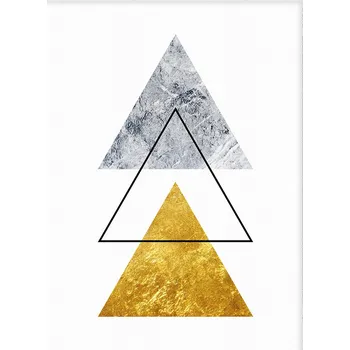 Plakát Jen tak z lásky Plakát Trojúhelníky Rozměr plakátu: A4 (21 x 29,7 cm)