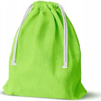 Nákupní taška BAVLNĚNÁ TAŠKA 38x40 cm SVĚTLE ZELENÁ 145g Ekologická Opakovaně Použitelný