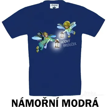 Pánské tričko Tričko UNI Hodný brouček Barva: Námořní modrá, Velikost: S