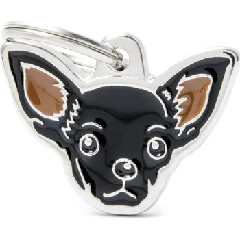 psí známka MY FAMILY BLACK CHIHUAHUA