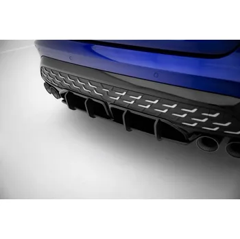 Autodíl Spoiler zadního nárazníku Street pro Audi S3 Sedan 8Y Facelift černo červený