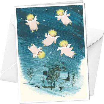 Přání - Pět vánočních andělíčků