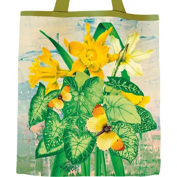 Nákupní taška Plátěná nákupní taška, Motýli milují narcisy