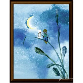 Rám na obraz Obraz v rámu Jiří Trnka - Brouček na stéble trávy Barva rámu: Tmavě hnědý rám