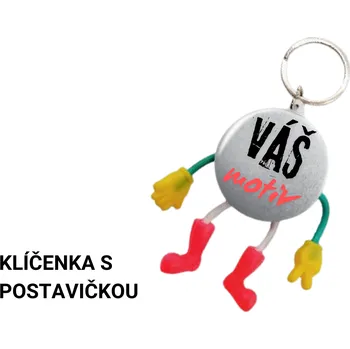 cistytriko Klíčenka s postavičkou, 44 mm