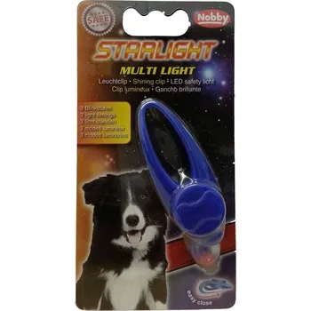 Obojek pro psa Nobby Starlight Multi Light blikající přívěšek na psí obojek 1ks