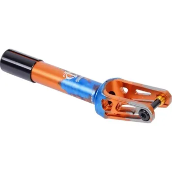 Příslušenství pro koloběžku Vidlice OATH Shadow | HIC/SCS | 100-125 x 24-28mm | ORANGE-BLUE-TITANIUM