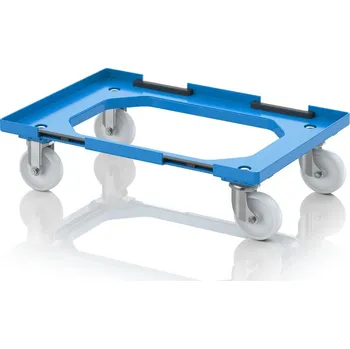 paleta Přepravní vozík Kompakt s propojovacím systémem a polyamidovými koly 61,6 x 41,6 x 17,2 cm - Nebeská modrá - Nebeská modrá - materiál: ABS - RO V 64 PA BO.L-5015