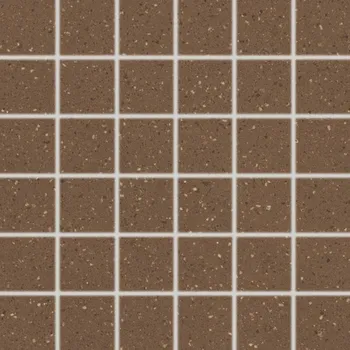 RAKO Mozaika Rako Compila hnědočervená mat rektifikovaná 30x30 DDM05869 DDM05869