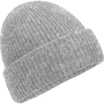 Čepice Beechfield Měkká čepice s dvojvrstvým úpletem a manžetou Barva: šedá světlá