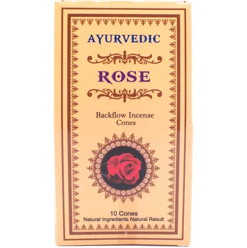 Vonná tyčinka Masala Incense Růže – indické vonné františky "Tekoucí dým" 188845