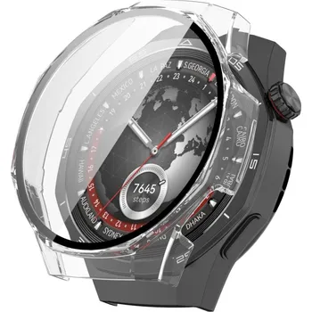 VSECHNONAMOBIL 91985 PC FULL COVER Plastový kryt se sklem pro Huawei Watch GT 5 Pro 46mm průhledný