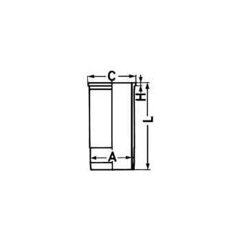 Auto-moto Vložený válec KOLBENSCHMIDT 89856111