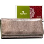 Stříbrná dámská peněženka z lakované kůže na patentku Peterson Y737 PTN 72401-PR Velikost: ONE SIZE