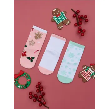 Dívčí spodní prádlo Sinsay - Ponožky 3 kusy - vícebarevná - 722AN-MLC - 722AN-MLC-R14-1