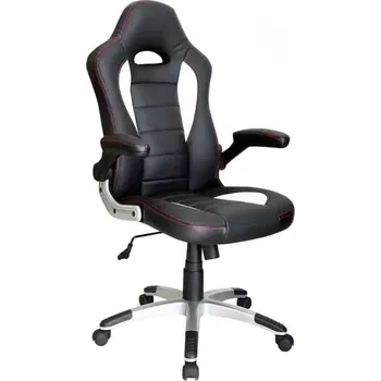 Kancelářské křeslo RACER černá/bílá - SLEVA 3% s kodem radost25