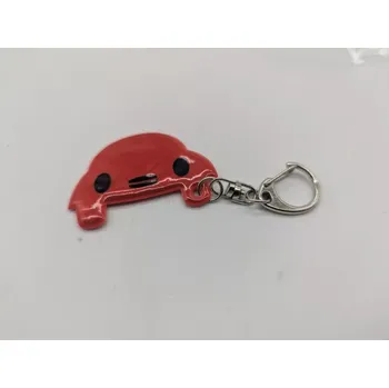 Reflexní přívěšek - autíčko - červené