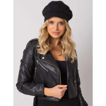 Čepice Černá zimní čepice s kšiltem