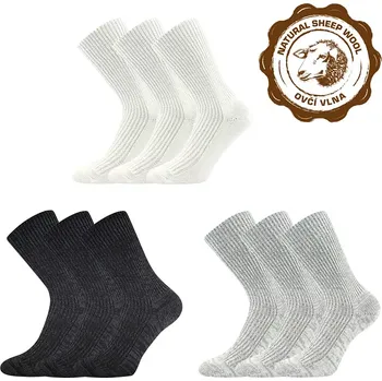 Pánské termoprádlo ŘÍP silné vlněné pletené ponožky Boma (Boma ponožky Říp)