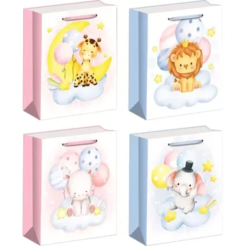 Dárková taška Taška dárková s glitrem L 26 x 32 x 12 cm 12547