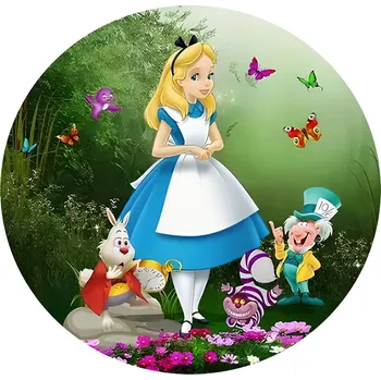 Koberec Disney Kruhový koberec ⌀100cm - Alenka v říši divů