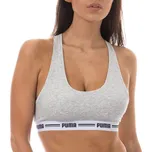 dámská sportovní podprsenka PUMA - GREY MARL GRIS - M (Puma Iconic Racer Back Bra)