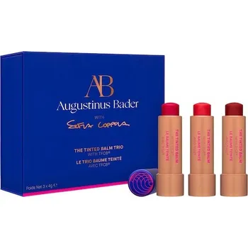 Péče o rty Augustinus-Bader Pece OblicejLimitovaná ediceTónovací balzám Trio Odstín 1: sytě růžová 4g + odstín 2: jasně červená korálová 3: spálená zemitá švestka 4 g ()