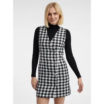 Dámské šaty ORSAY Bílo-černé dámské kostkované šaty