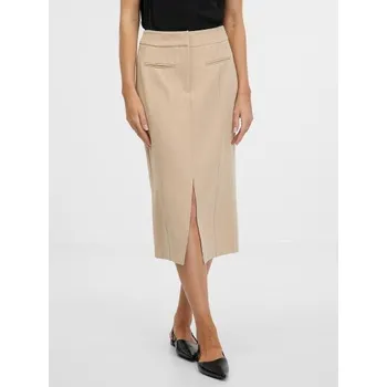 Dámské oblečení Světle hnědá dámská sukně