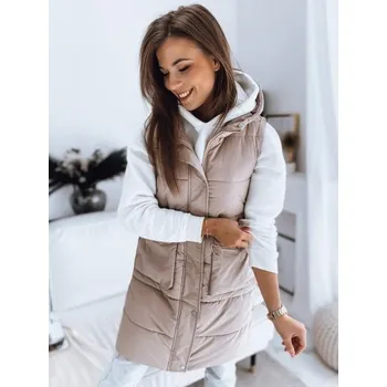 Dámská vesta prošívaná LADISA hnědá