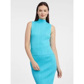 Dámské oblečení Modrý dámský svetrový top