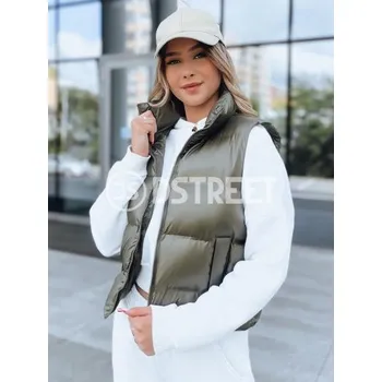 Dámská vesta Dámská prošívaná vesta WILLOW zelená