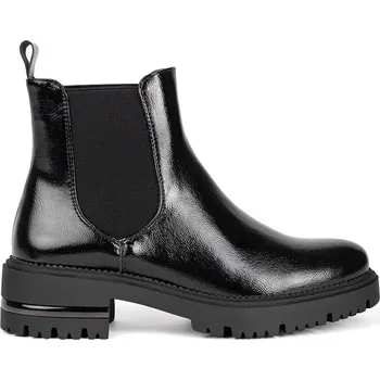 Dámská treková obuv Lakované dámské kotníkové boty na platformě Sergio Leone TR746B/B Velikost: 36