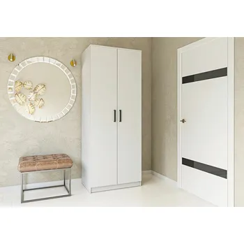 Komoda Šatní skříň SIMPLE 80 white nymphea alba