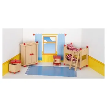 Dětské zboží Mebelki do pokoju dziecka z czerownymi akcentami, 5 elementów