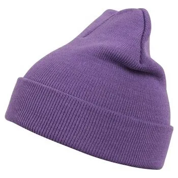Čepice Čepice zimní MSTRDS Beanie Basic Flap - fialová