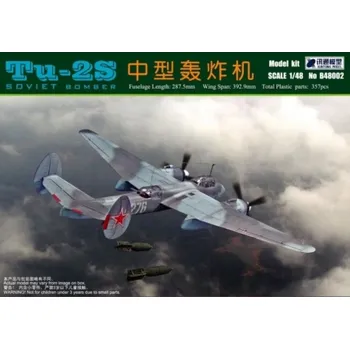 Plastikový model Xuntong Model 1/48 Tu-2S Soviet Medium Bomber