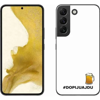Pouzdro na mobilní telefon Gelový kryt mmCase na Samsung Galaxy S22 5G - pivní motiv 1 bílé pozadí